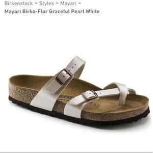 Birkenstock Mayari Pearl White